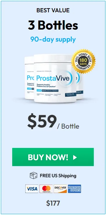 ProstaVive - 3 Bottle Pack